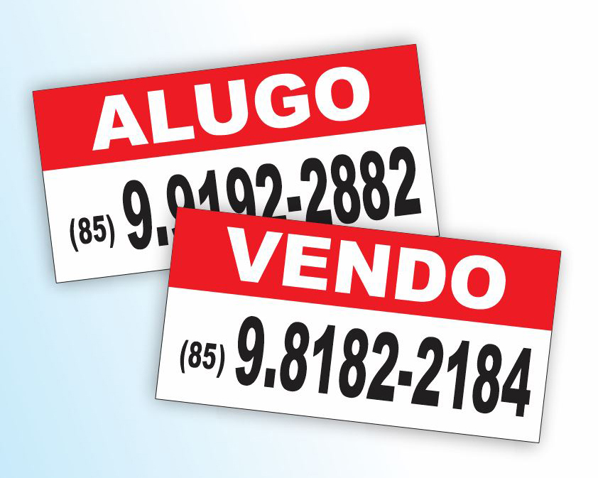 Placa para ajuda negociar imóvel mais rapidamente title=