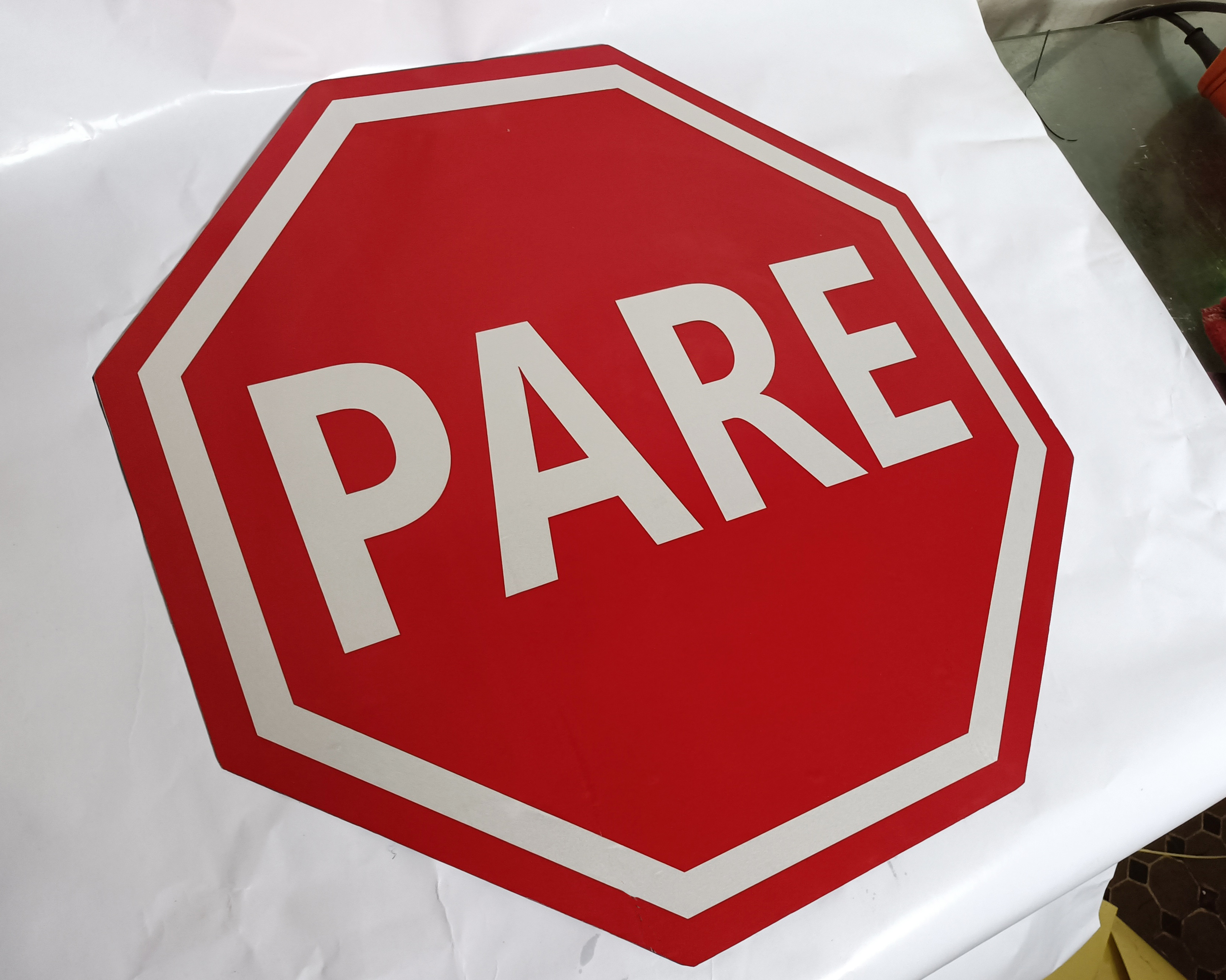 Placa de Pare (Parada obrigatória) R-1 title=
